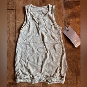 NWT Goumi organic cotton romper - 18/24 mos